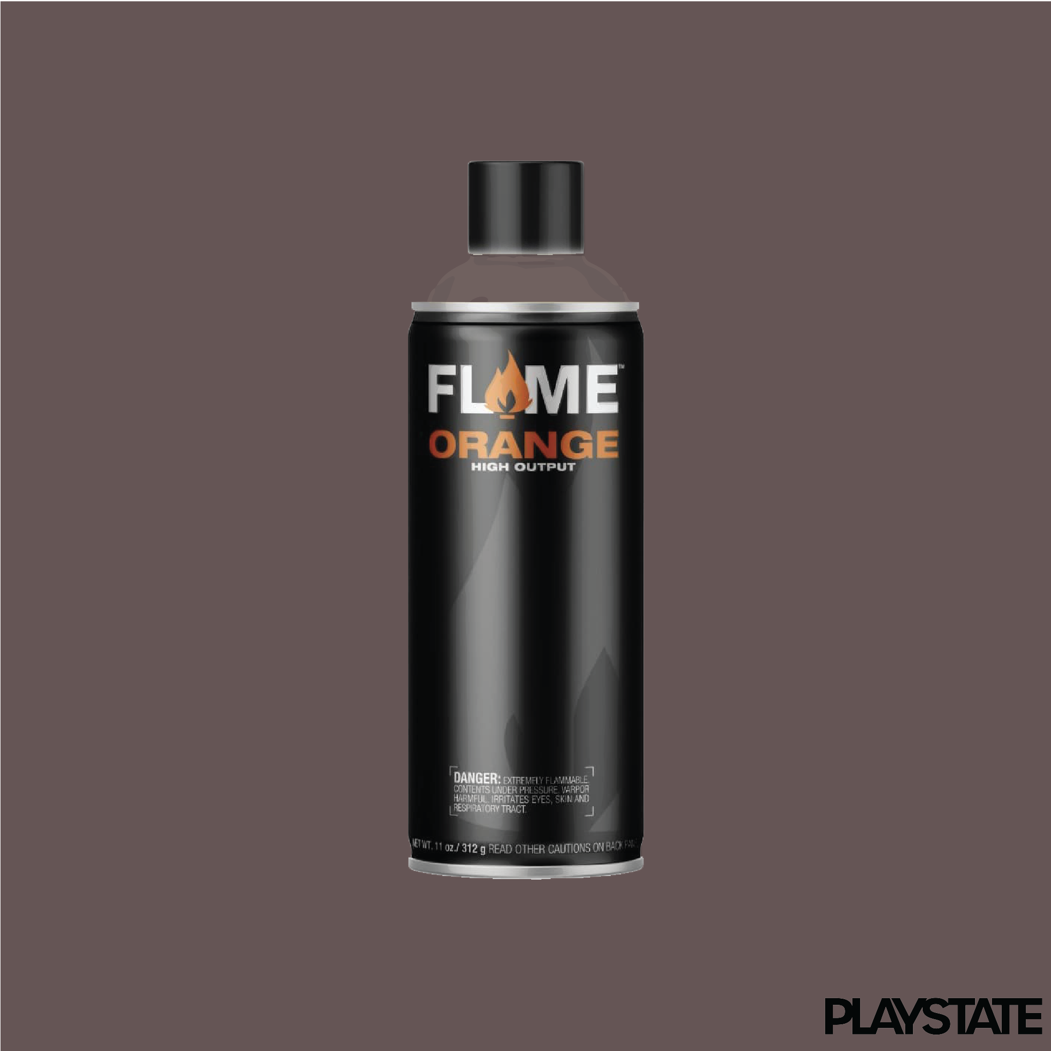 Flame Orange - Aubergine Dark